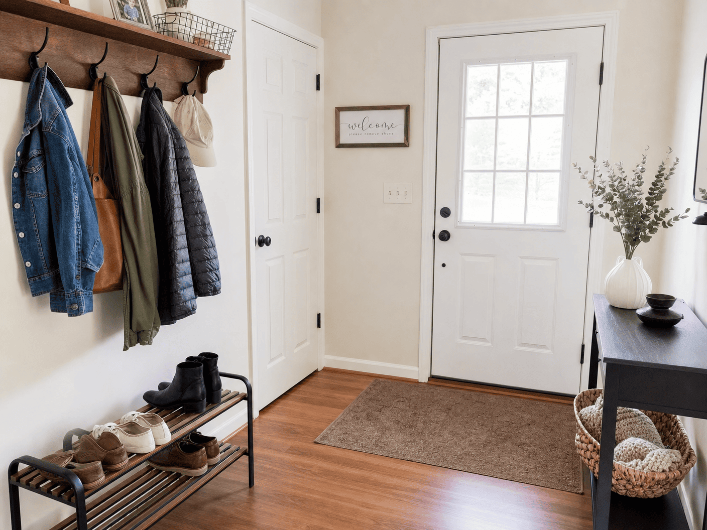 Entryway cleaned by RS CLEANING CO